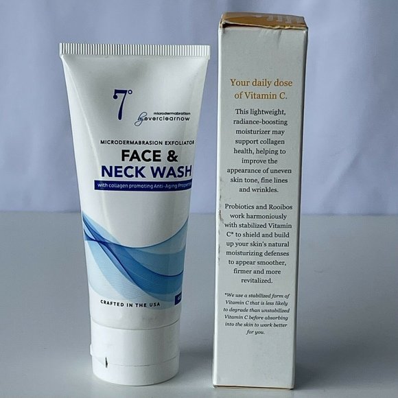 Derma-e Vitamin C Renewing Moisturizer & EVERCLEAR NOW FACE N NECK WASH 9/2023 - Picture 6 of 7